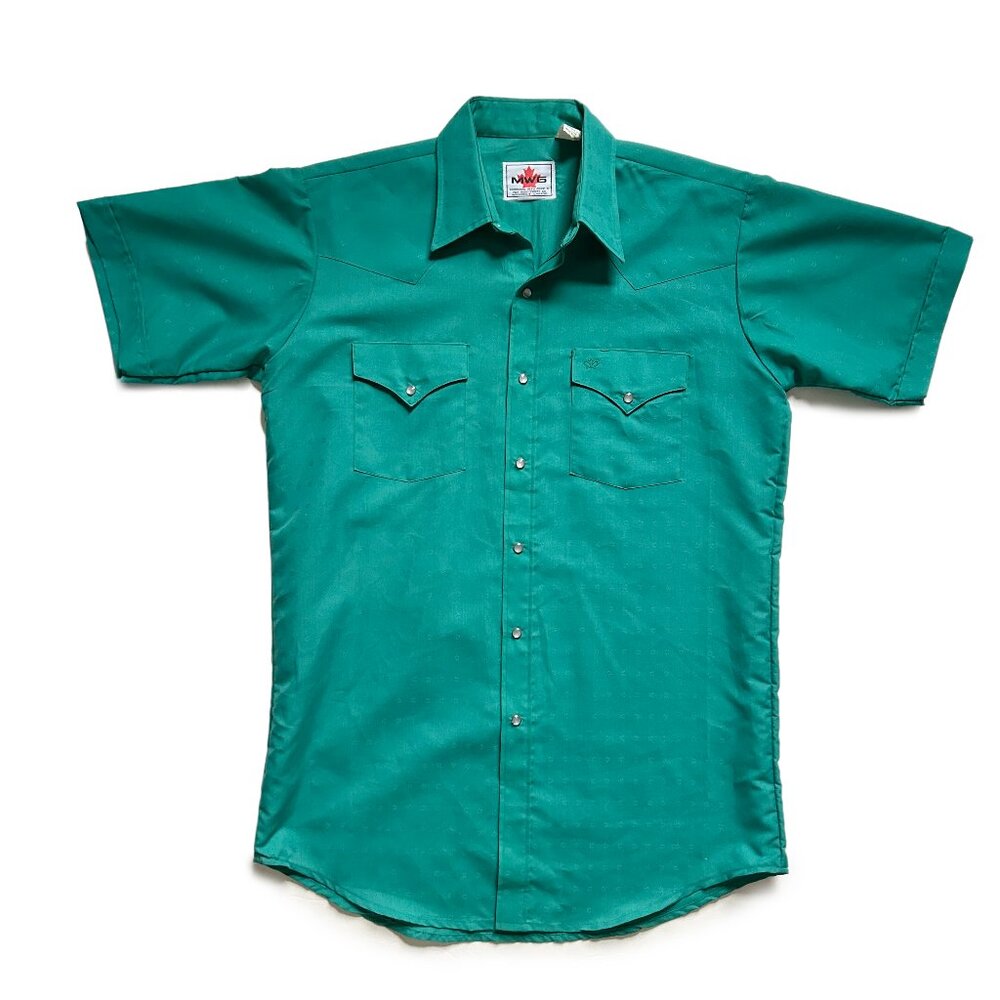 Vintage men's Western Cowboy Short Sleeve Medium